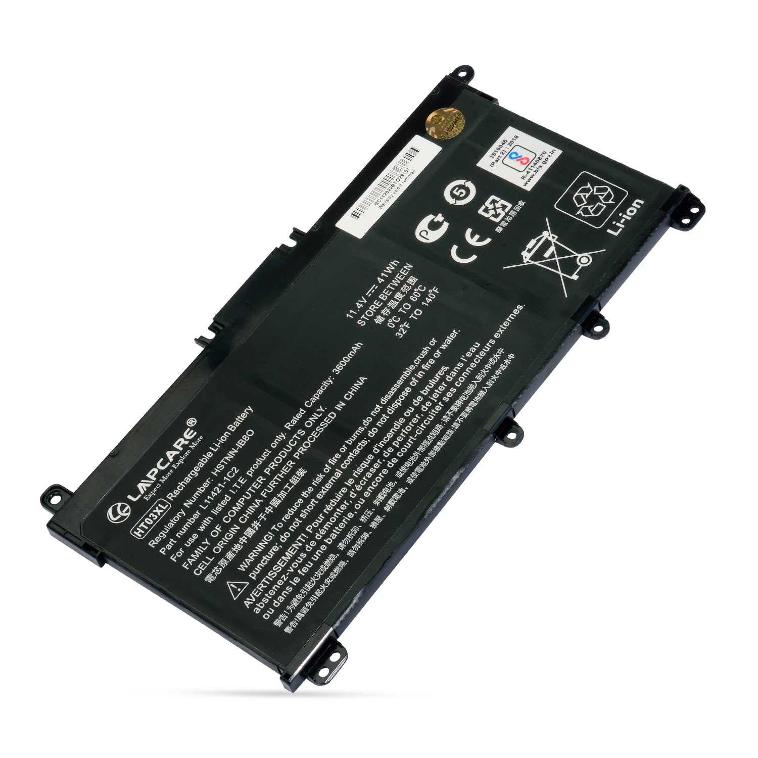 Lapcare HT03XL L11119-855 Laptop Battery for HP Pavilion 14-CE 14-CF 14-DF 15-CS 15-DA 15-DB 15-DW TPN-I130/I131/I132 L11421-422 HSTNN-LB8M 17-AR050WM 920046-121 421 541 Laptop Battery