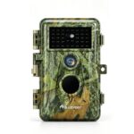 BlazeVideo 16MP No Glow Infrared Scouting Game Camera, Trail Hunting Wildlife Animals Cam Motion Sensor Activated Waterproof Night Vision 40pcs IR LED, Take Picture, Video Record, 2.36 LCD Screen