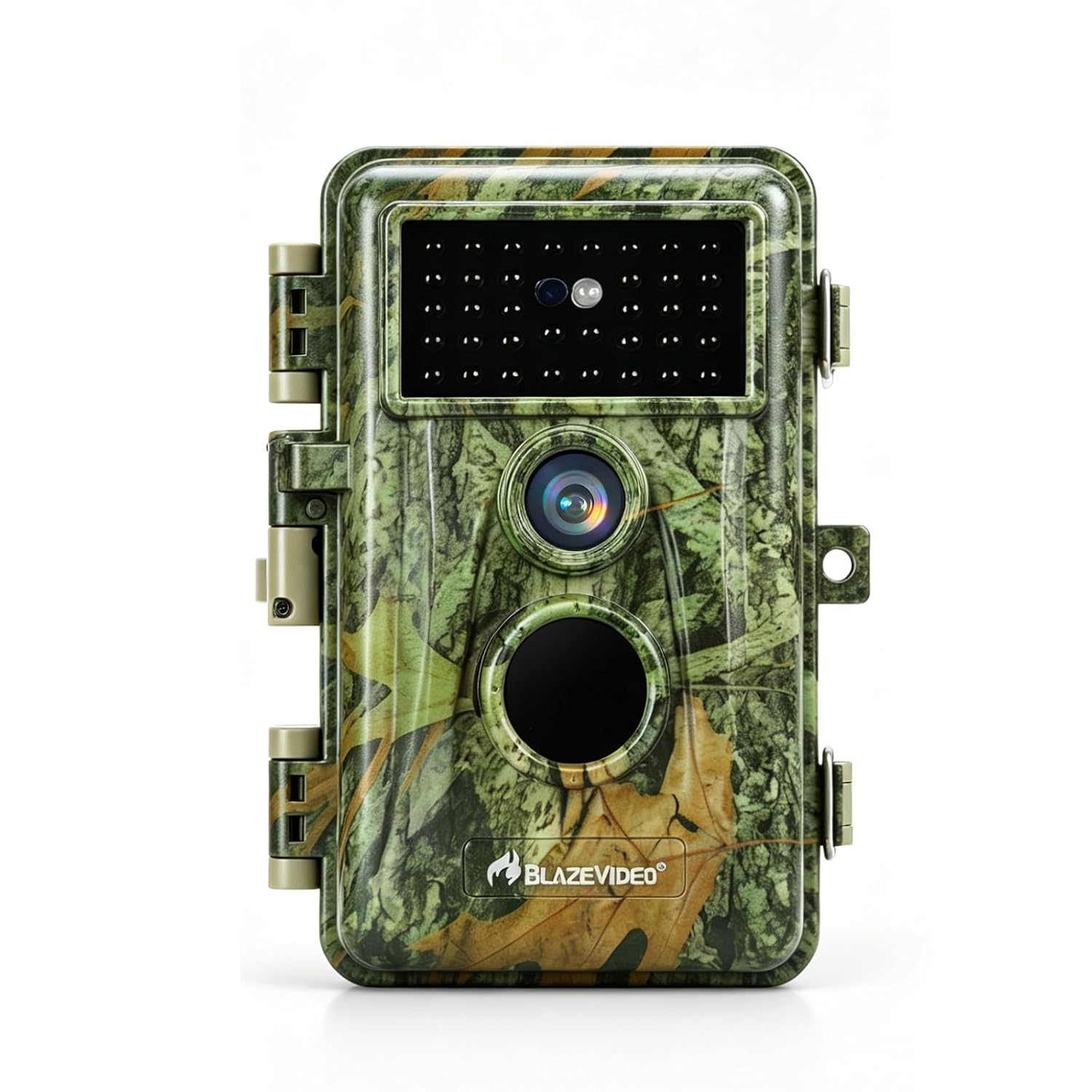 BlazeVideo 16MP No Glow Infrared Scouting Game Camera, Trail Hunting Wildlife Animals Cam Motion Sensor Activated Waterproof Night Vision 40pcs IR LED, Take Picture, Video Record, 2.36 LCD Screen