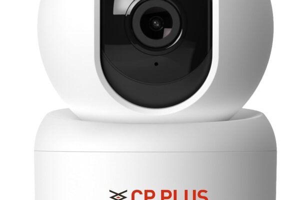 CP PLUS 4MP Quad HD Smart Wi-Fi CCTV Camera for Home | 360° Pan & Tilt | CTC Cyber Secure Tech | View & Talk | Smart Detection Suite | IR Night Vision | Cloud Recording | Support OK Google | CP-E45Q