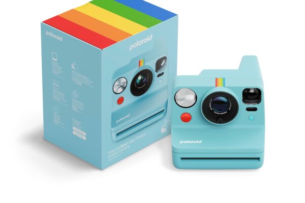 Polaroid Now+ 3rd Generation I-Type Instant Film Camera – Bluetooth Connected App Controlled – Artic Blue – Camera