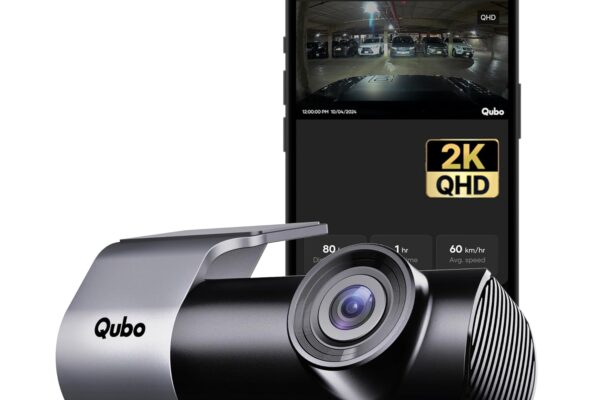 Qubo Car DashCam Pro 2K QHD by Hero Group | Made in India | USB Input | Wide Angle View | G-Sensor | Wi-Fi | Emergency Recording | Supports Up to 1 TB SD Card