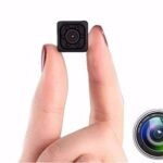 TECHNOVIEW 1080P Mini Spy Camera with Low Light Vision, Portable Security, Hidden-Camera with Audio and Video Recorder for Home Office Wind Desktop Indoor Security Stand Camera (Non Wifi Camera – Red)