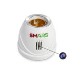 smars 1080P FHD WiFi Oval Bulb Holder Shape Mini Hidden CCTV Camera with Audio and Video Recording | App Controlled Remote Monitoring | SD Card Support Upto 128 gb