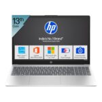 HP 15, 13th Gen Intel Core i3-1315uLaptop 8GB DDR4,512GB SSD Anti-Glare, Micro-Edge,15.6”/39.6cm, FHD, Win11,M365 Basic(1yr),Office Home24, Silver,1.59kg, FHD Camera w/Privacy Shutter, fd0569TU
