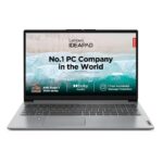 Lenovo IdeaPad Slim 1 AMD Ryzen 7 5700U 15.6″ HD Thin and Light Laptop (16GB/512GB SSD/Windows 11 Home/MS Office 2021/1 Year Warranty + 1 Year ADP/Cloud Grey/1.6Kg), 82R400EFIN