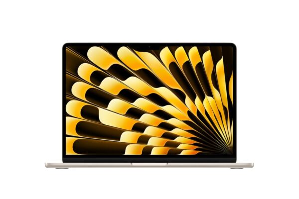 Apple 2025 MacBook Air (13-inch, Apple M4 chip with 10-core CPU and 10-core GPU, 16GB Unified Memory, 512GB) – Starlight