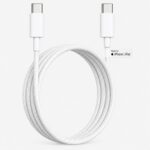 UNBREAKcable 80W USB C to C Nylon Braided Cable [MFi Certified + 2 YEAR WARRANTY*] Fast PD Charging for iPhone Charger Cable Compatible with iPhone 15/16/17 Series,MacBook,Other Type-C by Tudox