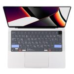 EooCoo Keyboard Cover Skin for MacBook Air 13.6/15, Pro 14/16, Gary