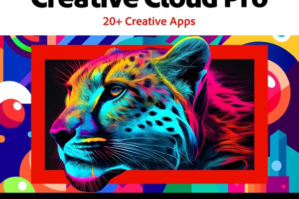 Adobe Creative Cloud Pro | Graphic Design Software | AI Powered Features | Vector Illustration, Layout & Image Editing | 12-Month Subscription | PC/Mac | Email Delivery