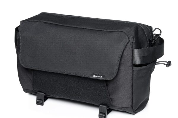 ULANZI BP11 Photography Shoulder Bag, a Lightweight and Casual Photography Crossbody Bag Compatible with Three Cameras and iPad, the Front Pocket can be Customized with Your own Hands, Black, B158