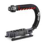 Zeadio Video Action Stabilizing Handle Grip Handheld Stabilizer with Cold Shoe Mount for All DSLR Camera Camcorder