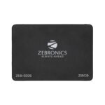 ZEBRONICS SD26 256GB SSD, Ultra Low Power Consumption, S.M.A.R.T. Thermal Management and Silent Operation