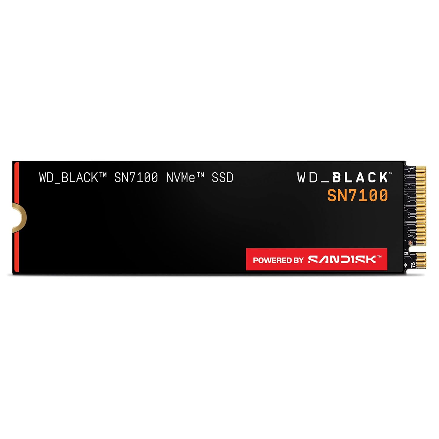 WD_Black Western Digital SN7100 NVMe 1TB, Upto 7250MB/s R, 6900MB/s W, 5Y Warranty, PCIe Gen 4 NVMe M.2 (2280), Gaming Storage, Internal Solid State Drive (SSD) (WDS100T4X0E-00CJA0)