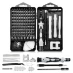 EFAITHFIX Precision Screwdriver Set,Professional 115 In 1 Magnetic Repair Tool Kit For Computer,Mobile Phone,Laptop,Tablet,Game Console,Watch,Camera,Eyeglasses,Electronics,Diy Projects,Etc,Grey
