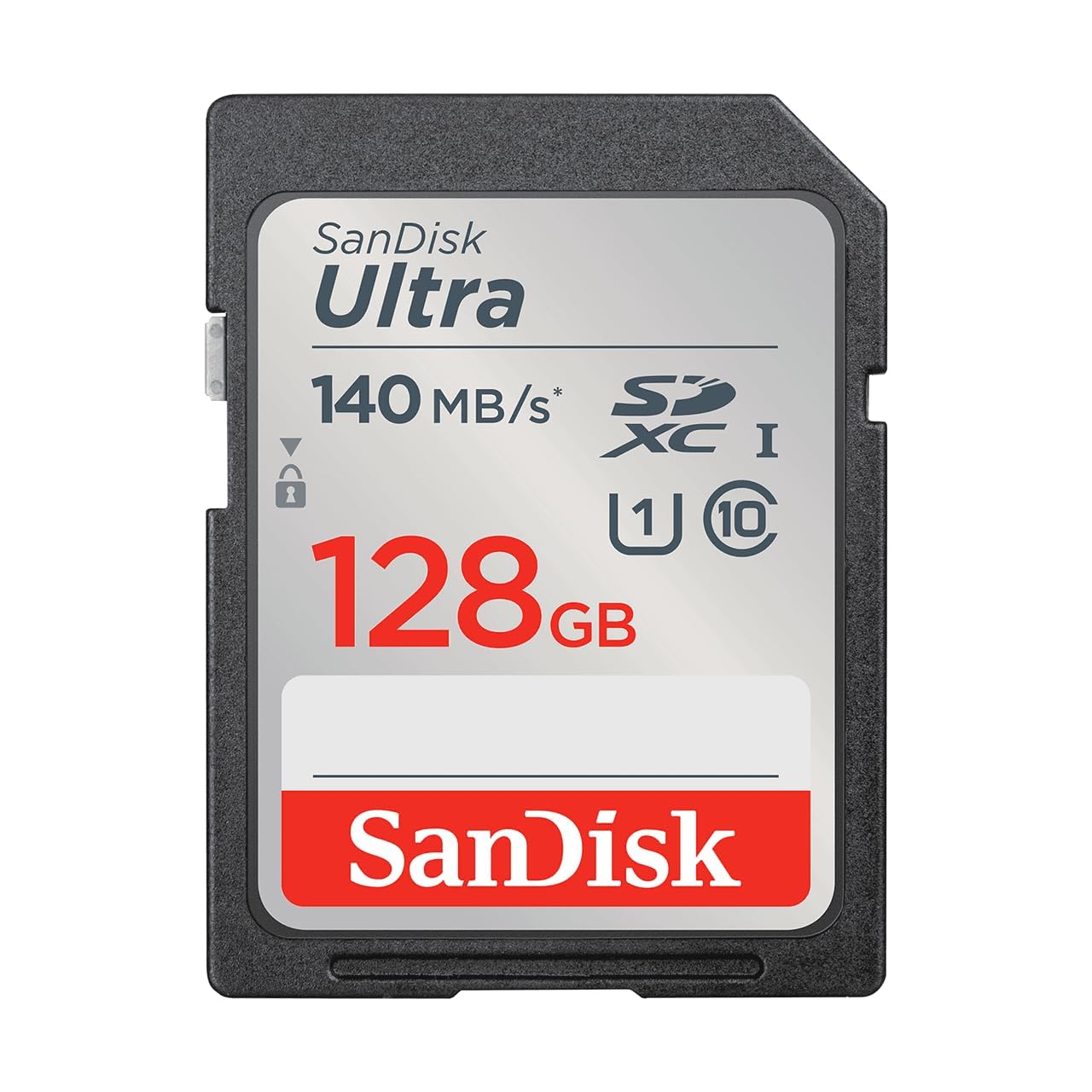 SanDisk Ultra UHS I 128GB SD Card 140MB/s for DSLR and Mirrorless Cameras, 10Y Warranty