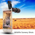 TechKing Universal 12X Ulrta HD Zoom Telescope Camera Lens for All Smartphones & Android Mobile, DSLR Background Effects