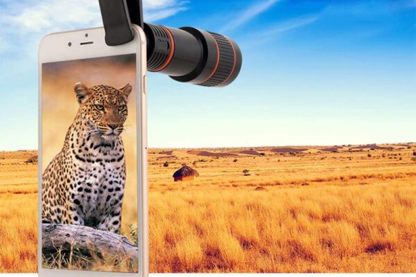 TechKing Universal 12X Ulrta HD Zoom Telescope Camera Lens for All Smartphones & Android Mobile, DSLR Background Effects